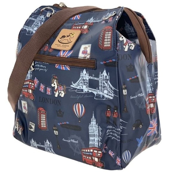 Uma Hana Handbags - Waterproof London Shoulder Crossbody Backpack Bag